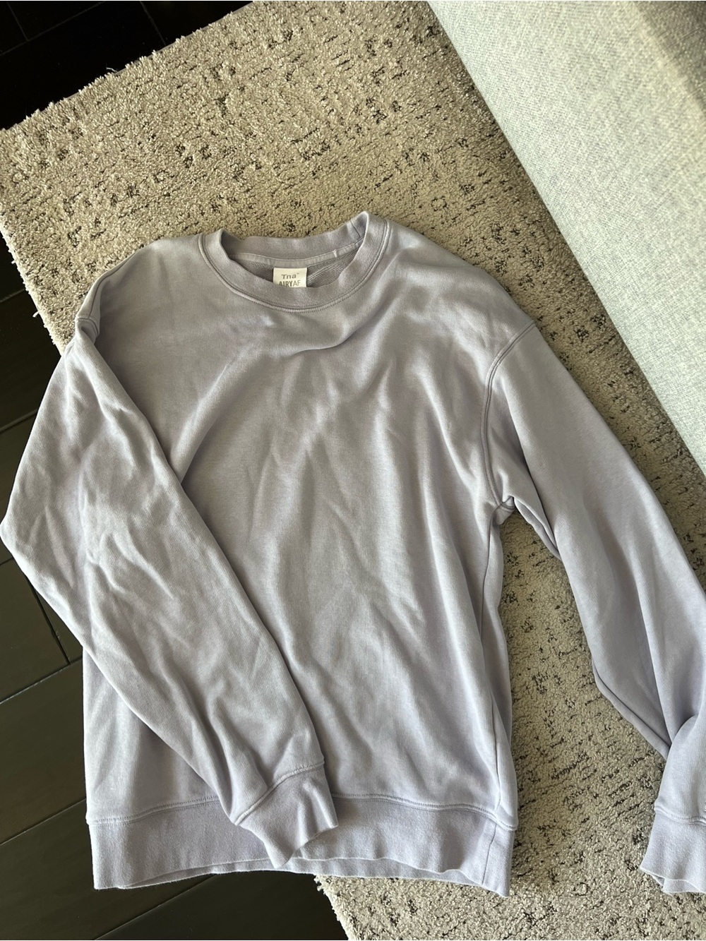 TNA Crewneck Sweater in Light Lavender